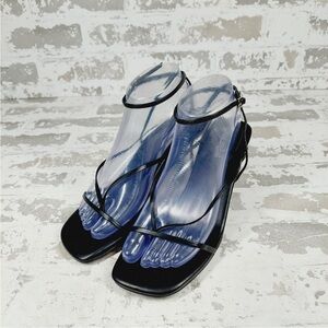 Jeffrey Campbell Black Strappy Heels